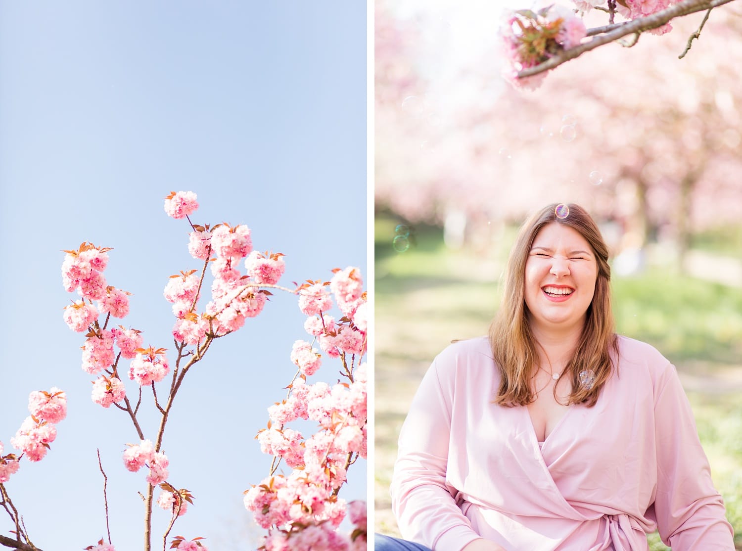 Kirschblüten Portraits im Frühling mit Lara vom Bloggerstammtisch