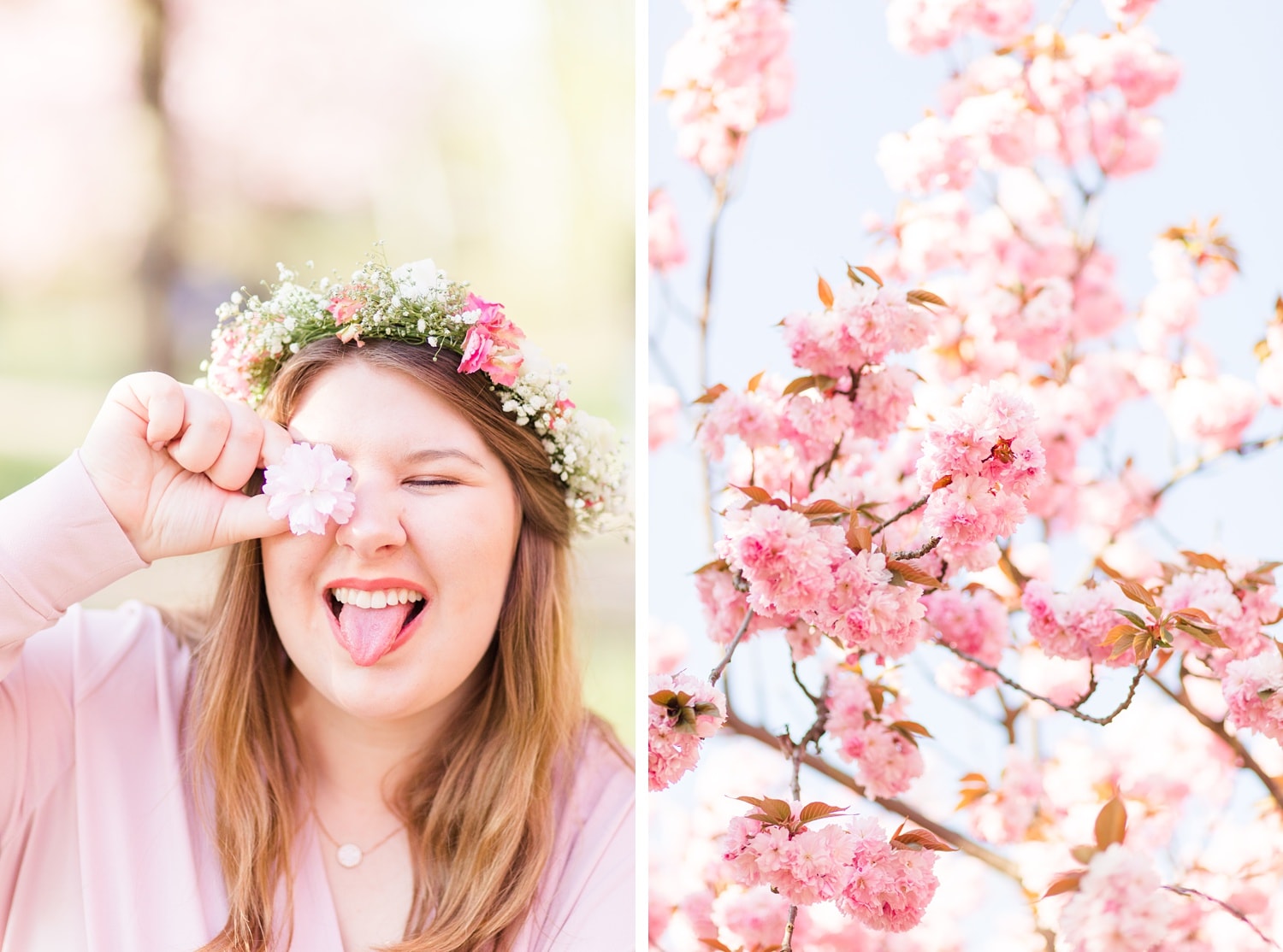 Kirschblüten Portraits im Frühling mit Lara vom Bloggerstammtisch