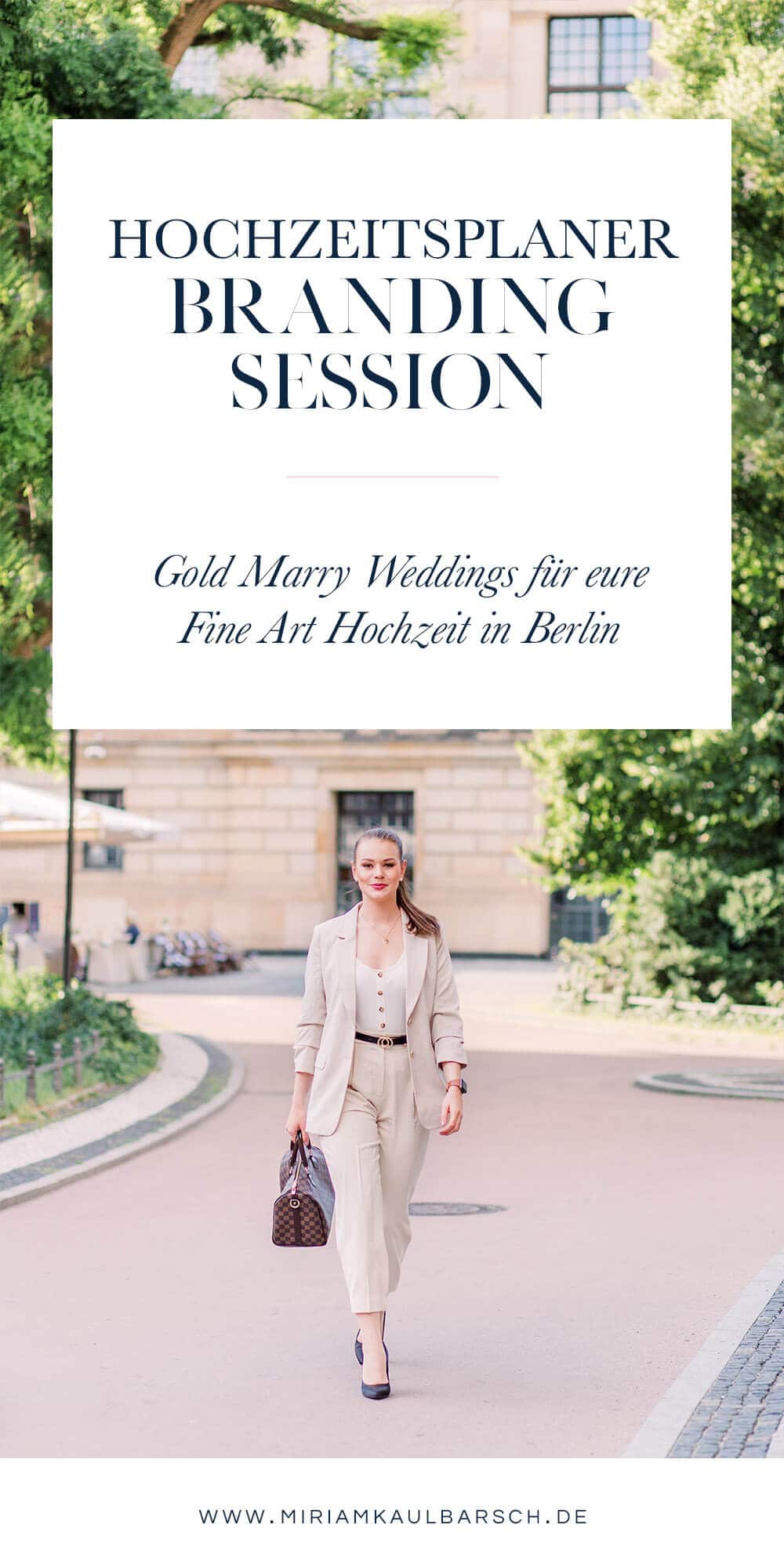 Hochzeitsplaner Branding Session für Gold Marry Wedding Berlin