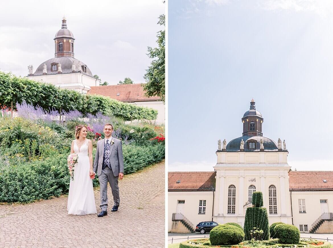 Hochzeit in Berlin Köpenick - Eine Hochzeit, Zwei Looks mit Schloss Park und Wasser