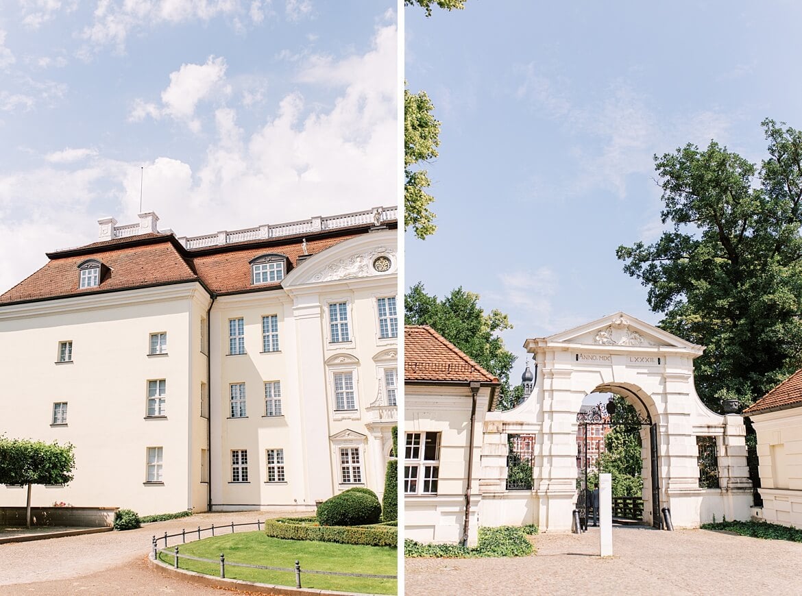 Hochzeit in Berlin Köpenick - Eine Hochzeit, Zwei Looks mit Schloss Park und Wasser