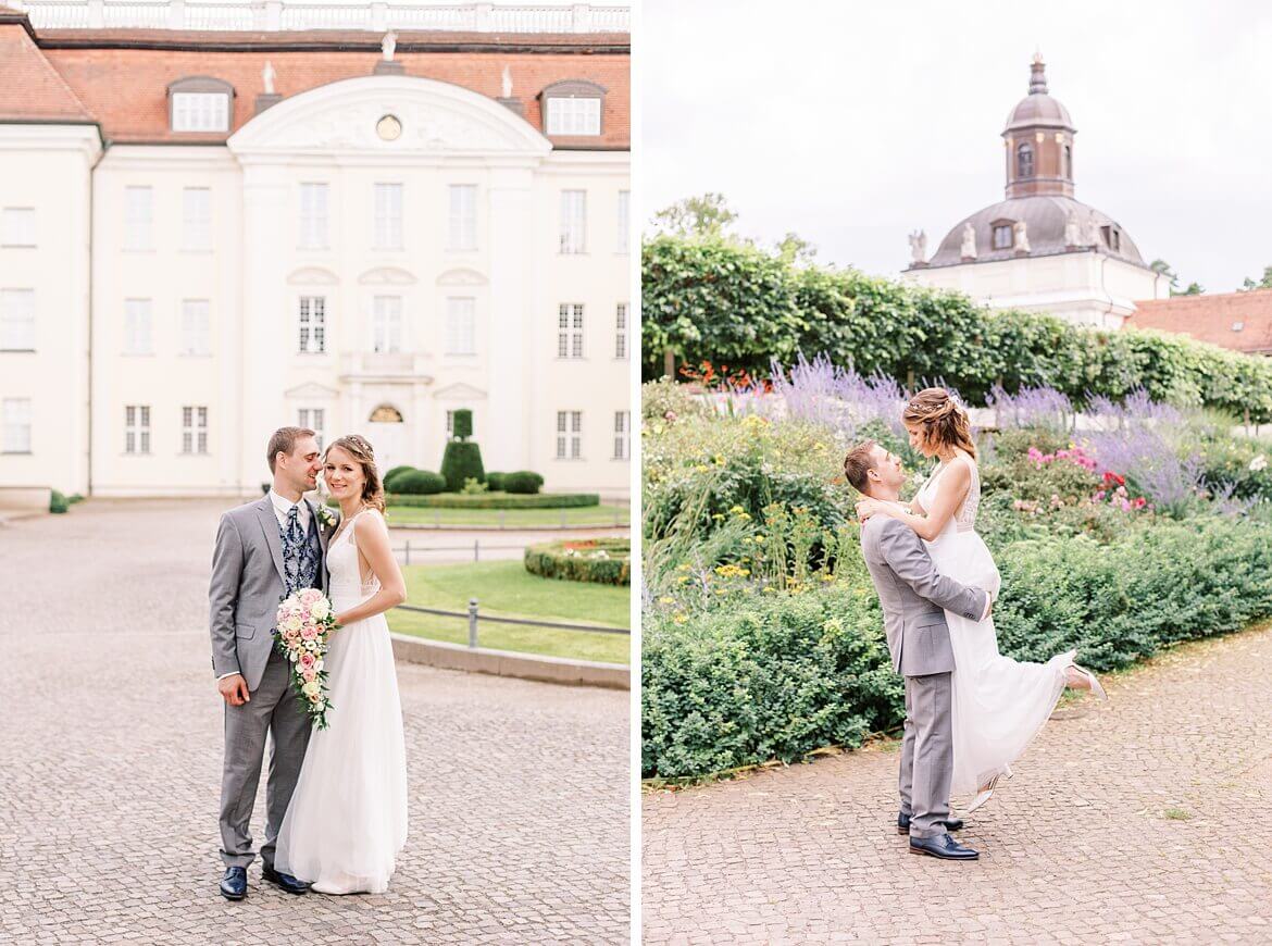 Hochzeit in Berlin Köpenick - Eine Hochzeit, Zwei Looks mit Schloss Park und Wasser