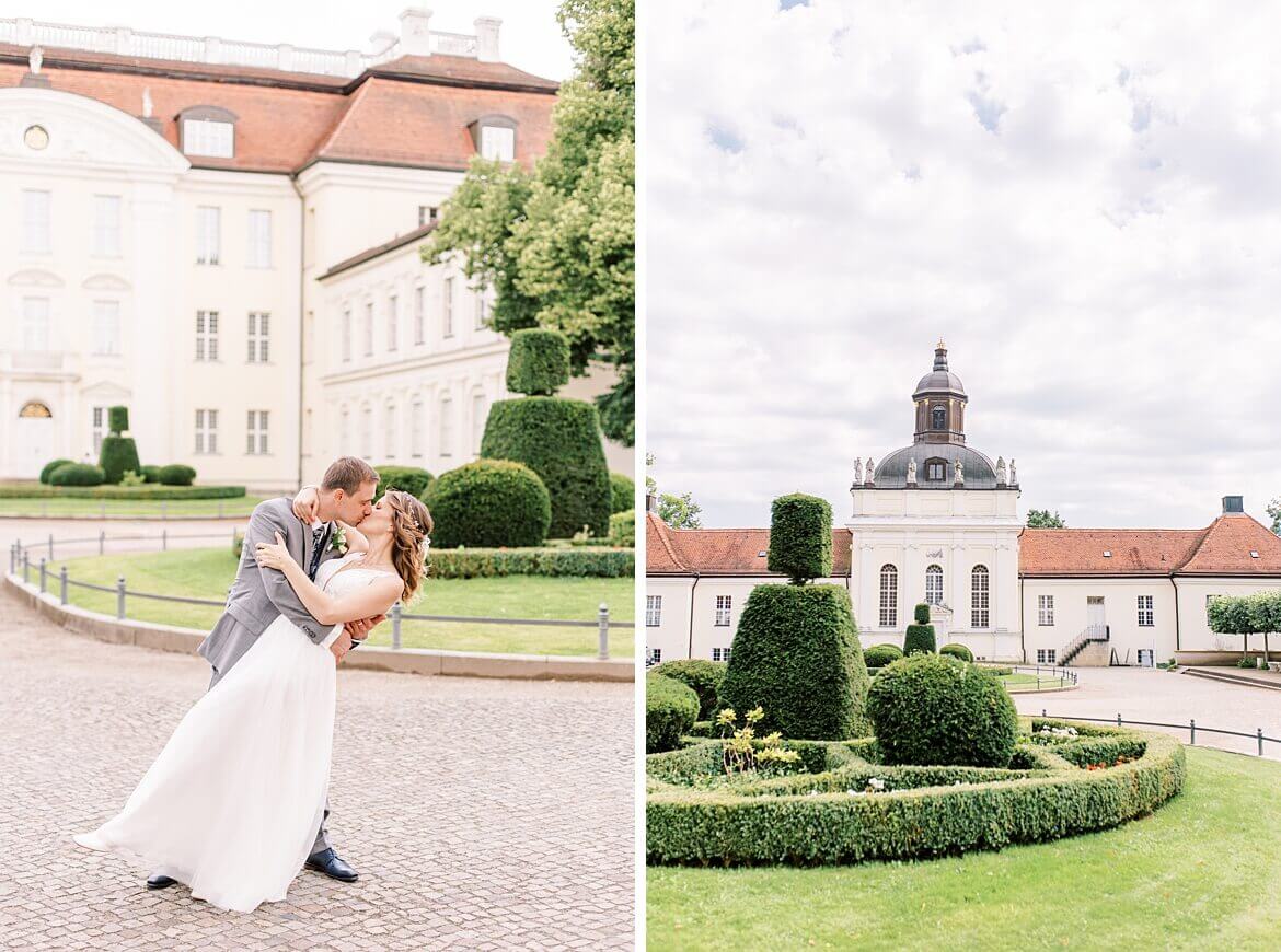 Brautpaar vor dem Schloss Köpenick