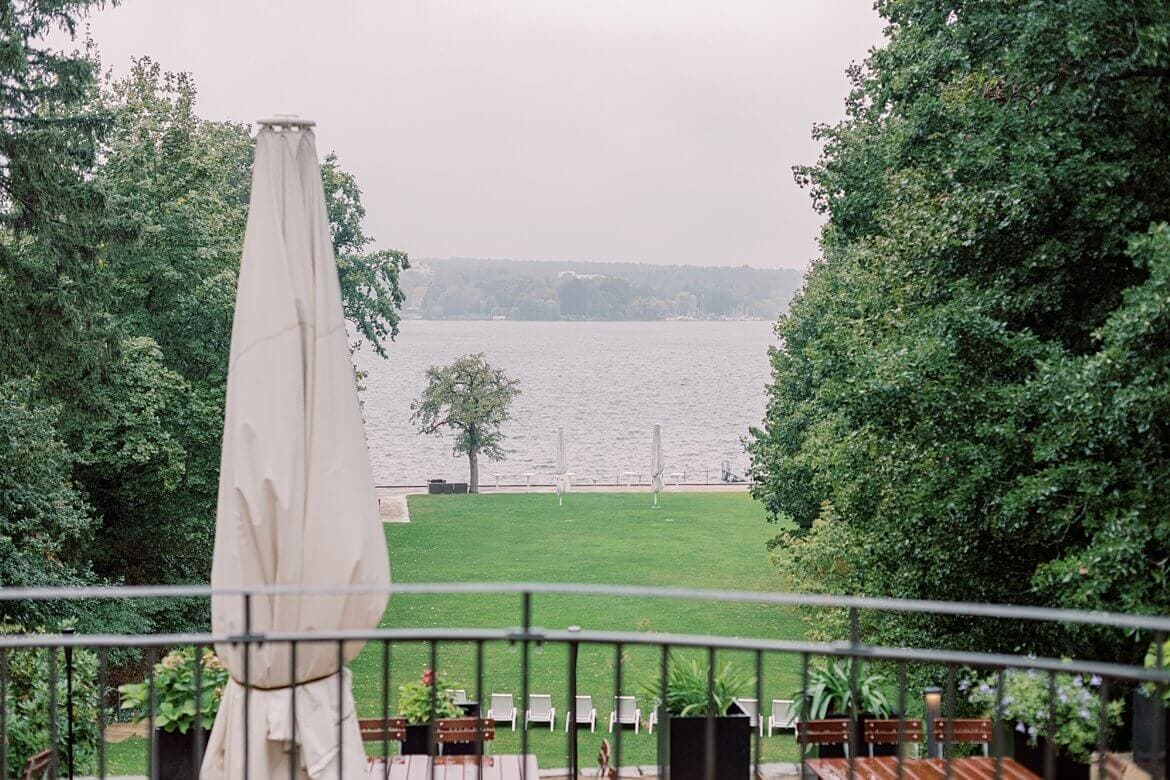 Regen auf dem Wannsee