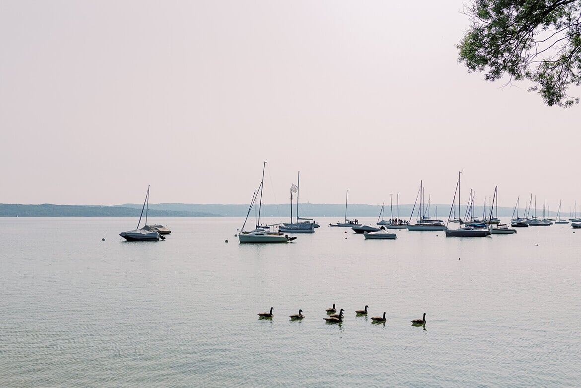 Boote auf dem Ammersee