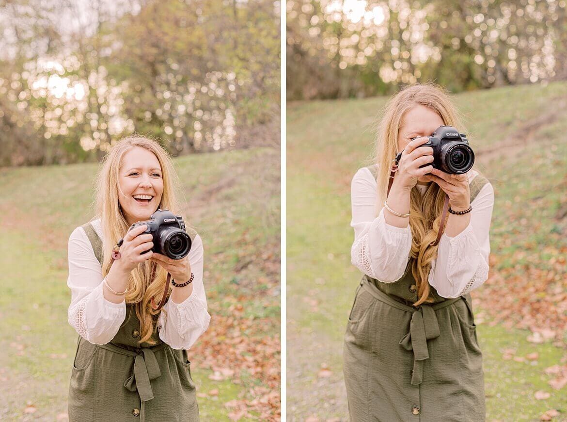 Jennifer Thomas Fotografie - Frau mit Kamera