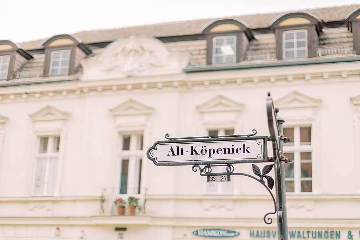 Alt Köpenick Straßenschild