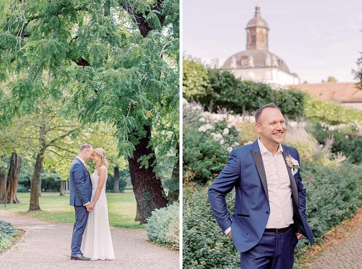 Brautpaar im Park Schloss Köpenick