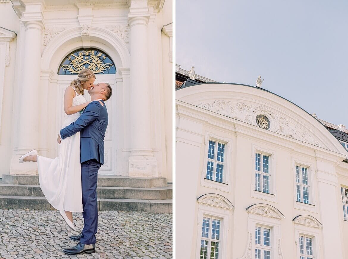 Brautpaar vor Schloss Köpenick