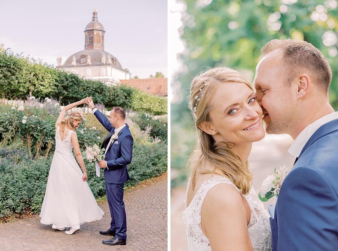 Brautpaar im Schlosspark Köpenick