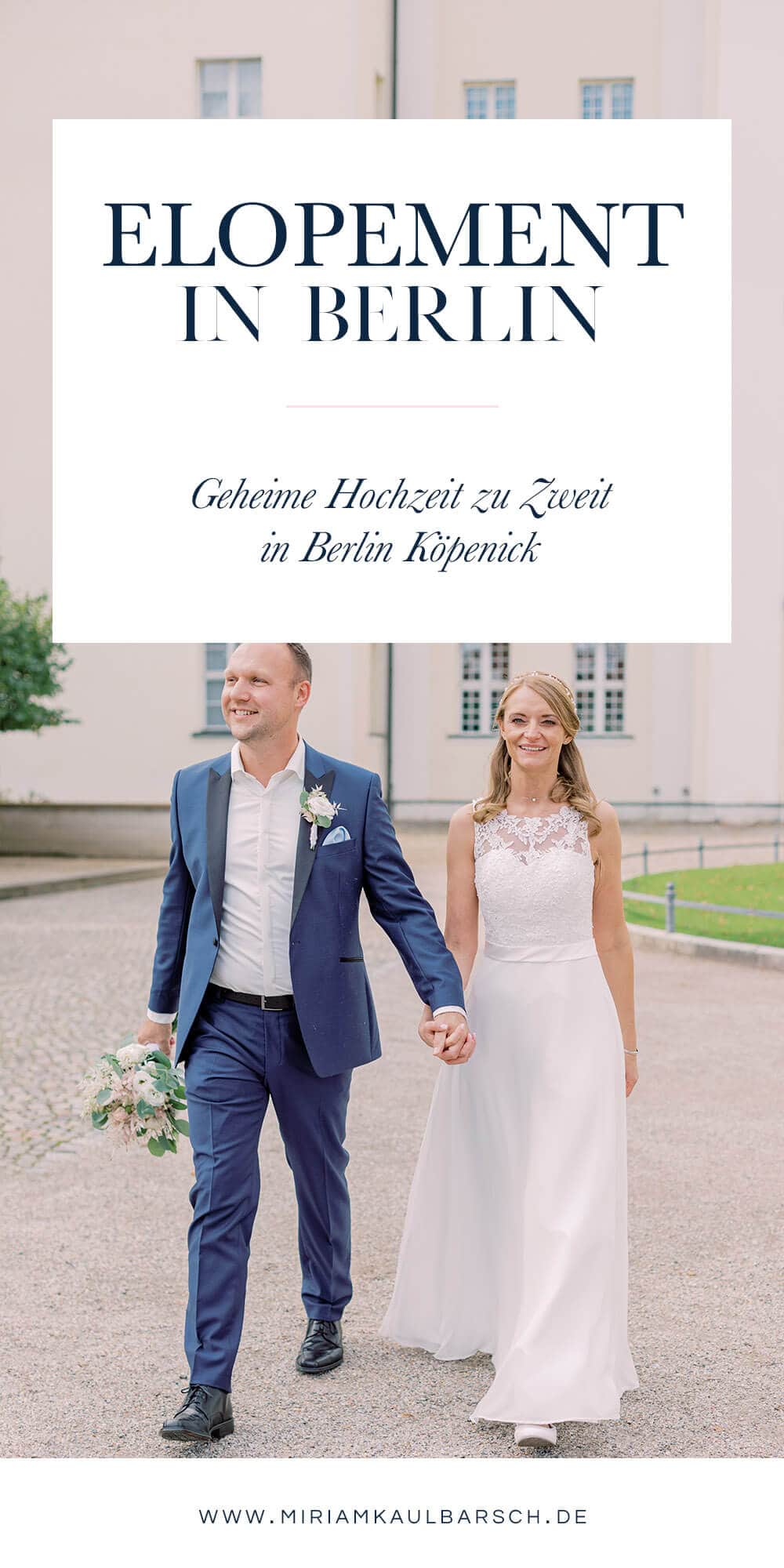 Geheimes Elopement in Berlin Köpenick - Heiraten zu Zweit