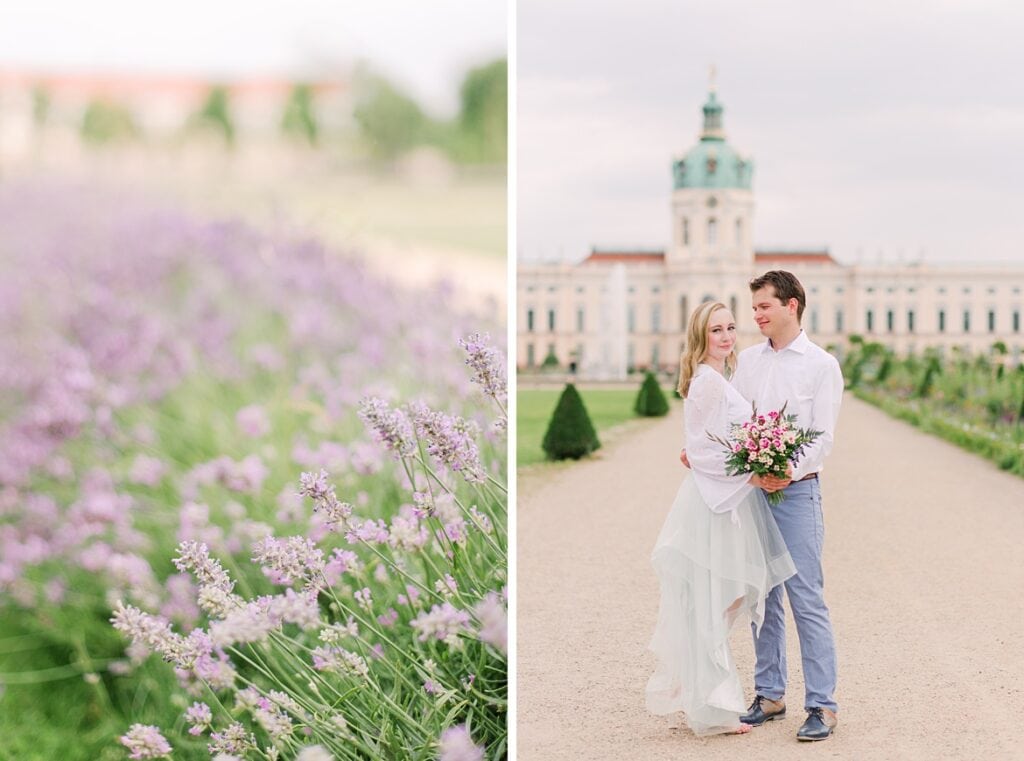 Paar im Sommer in Berlin Charlottenburg