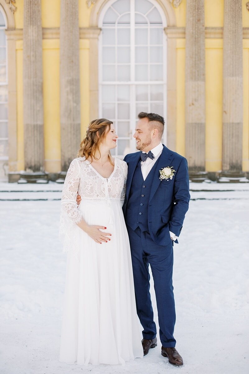 Hochzeit im Winter in Potsdam - Miriam Kaulbarsch Fotografie