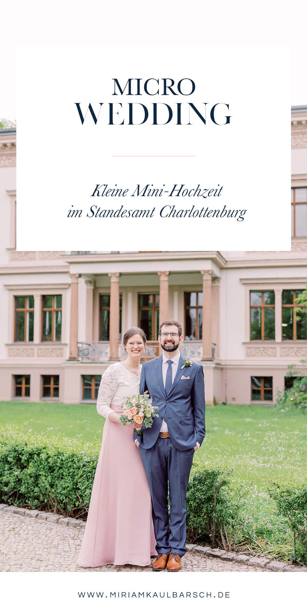 Micro Wedding in Berlin Charlottenburg - Standesamtliche Trauung mit Miriam Kaulbarsch Fotografie