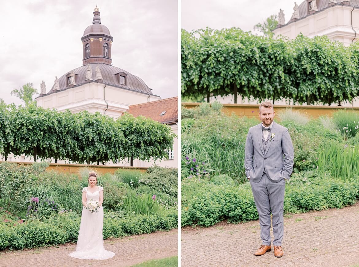 Braut und Bräutigam im Schlosspark Köpenick