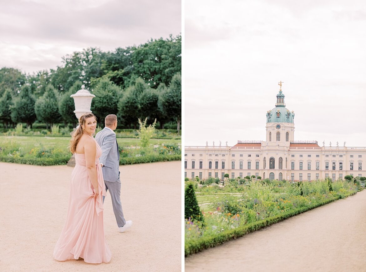 Verlobungsfotos im Park vom Schloss Charlottenburg Berlin