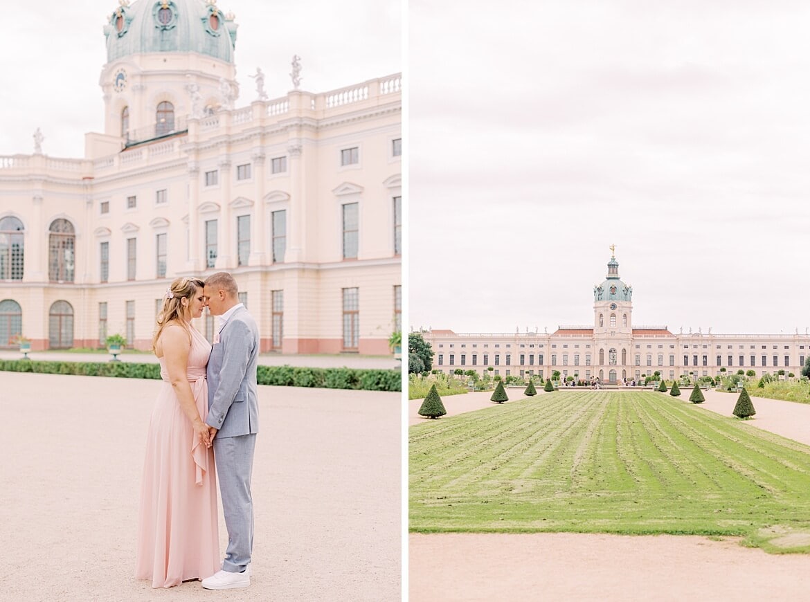 Verlobungsfotos im Park vom Schloss Charlottenburg Berlin