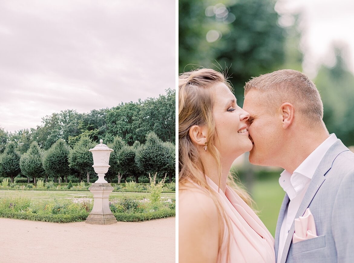 Verlobungsfotos im Park vom Schloss Charlottenburg Berlin