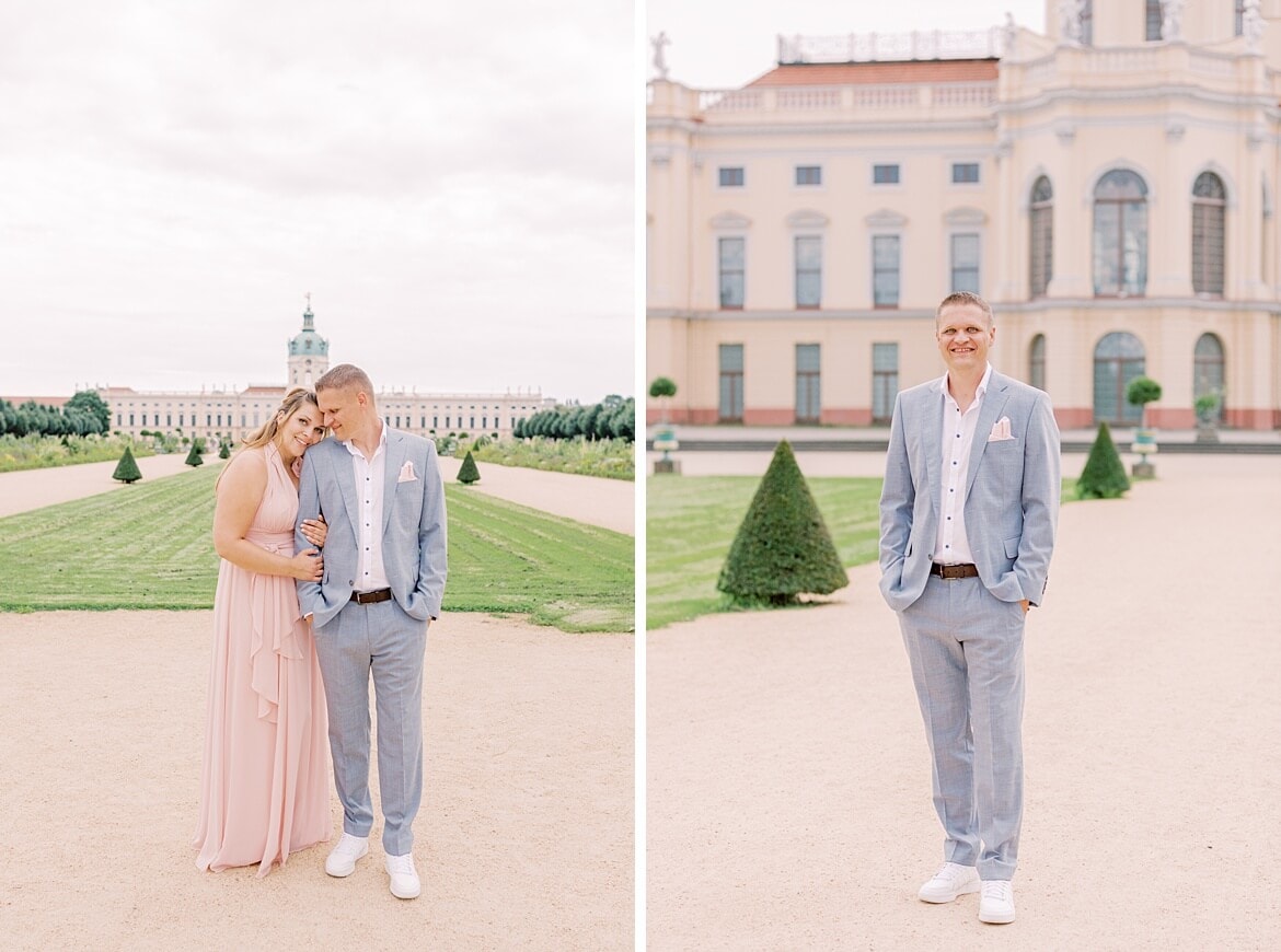 Verlobungsfotos im Park vom Schloss Charlottenburg Berlin