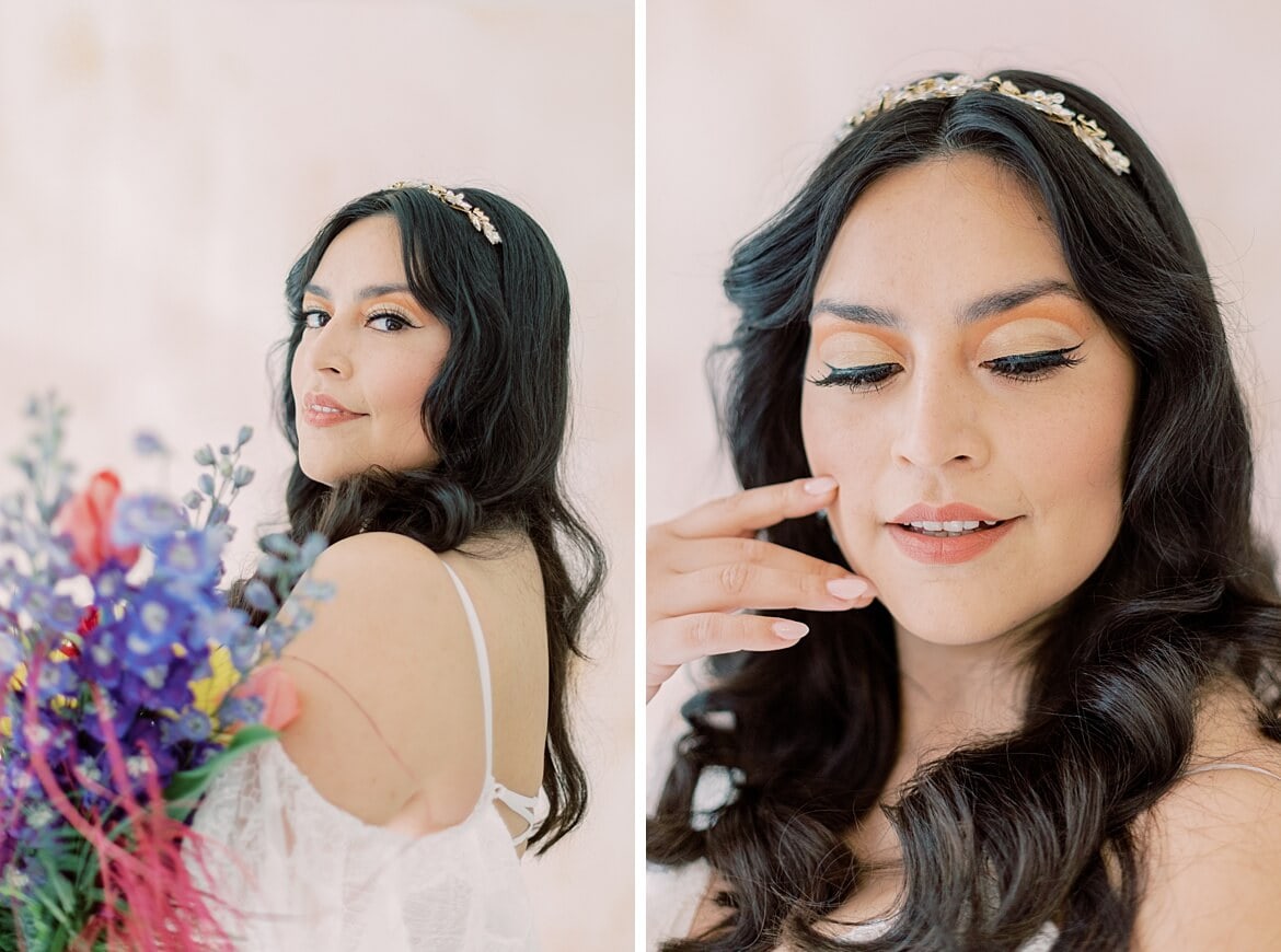 70s Glam Bridal Editorial - Featured on The White Wren