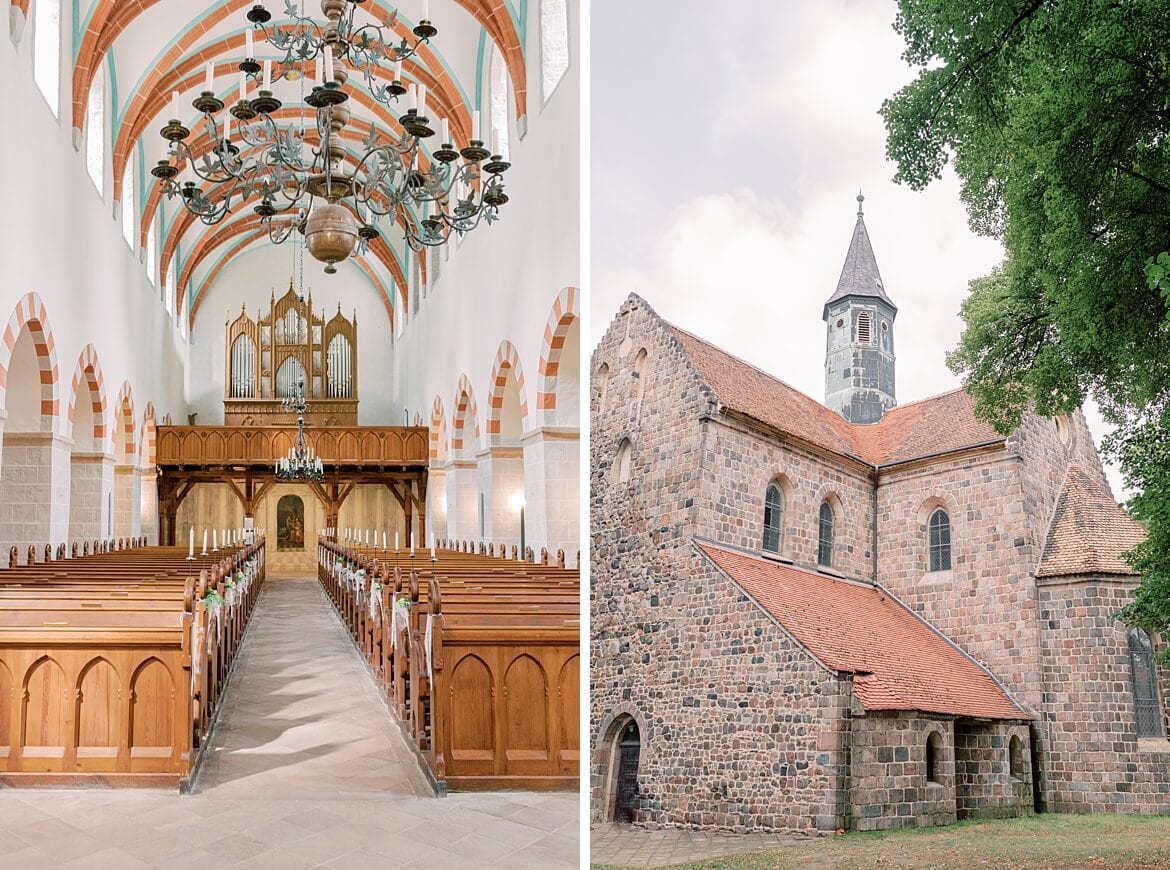 Außen und Innenaufnahme Klosterkirche St. Marien