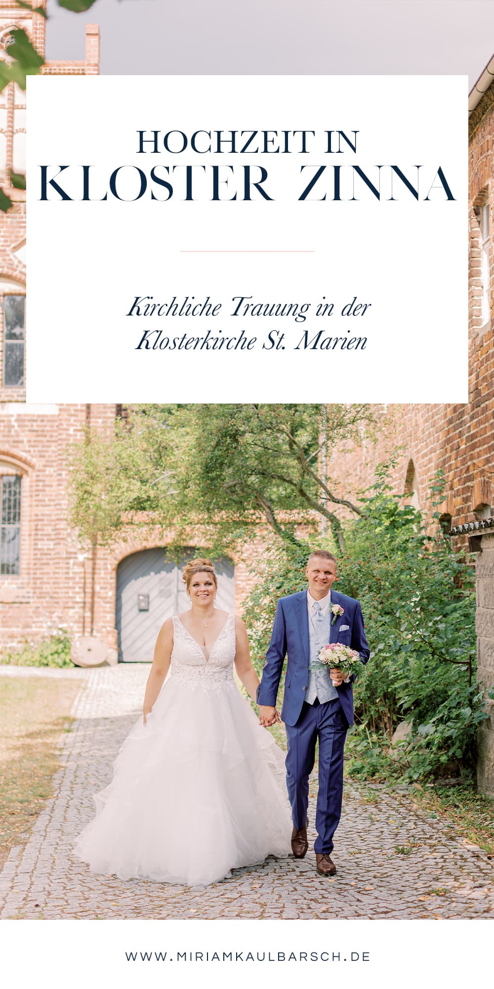 Hochzeit in Kloster Zinna - Trauung in der Klosterkirche St. Marien und Feier in der Alten Försterei