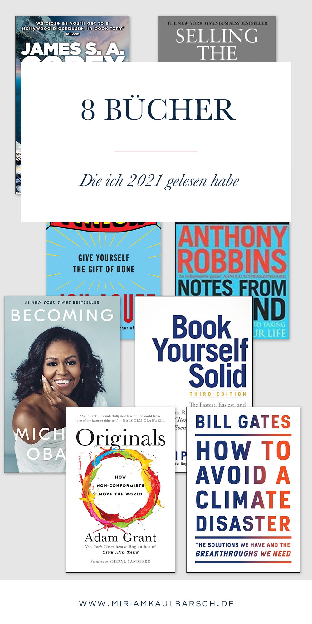 8 Bücher, die ich 2021 gelesen habe