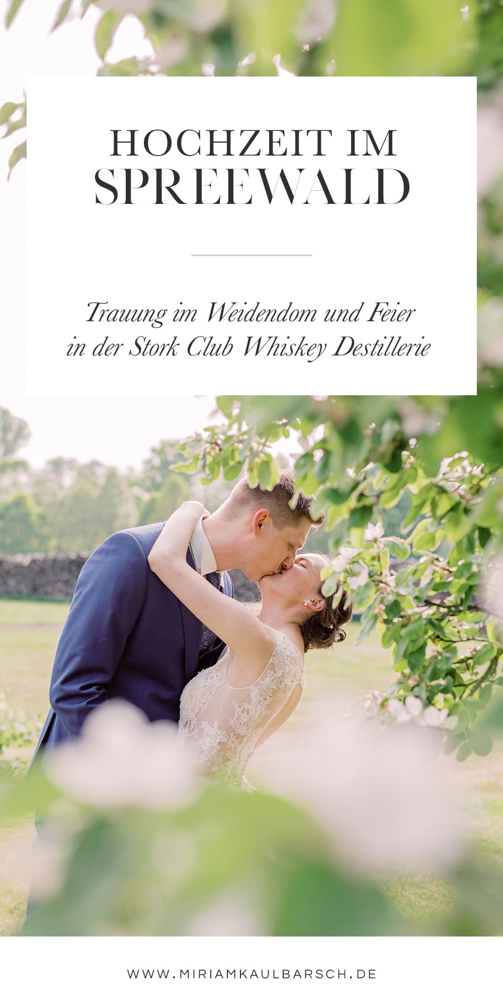 Hochzeit im Spreewald mit Trauung im Weidendom und Feier in der Stork Club Whiskey Destillerie