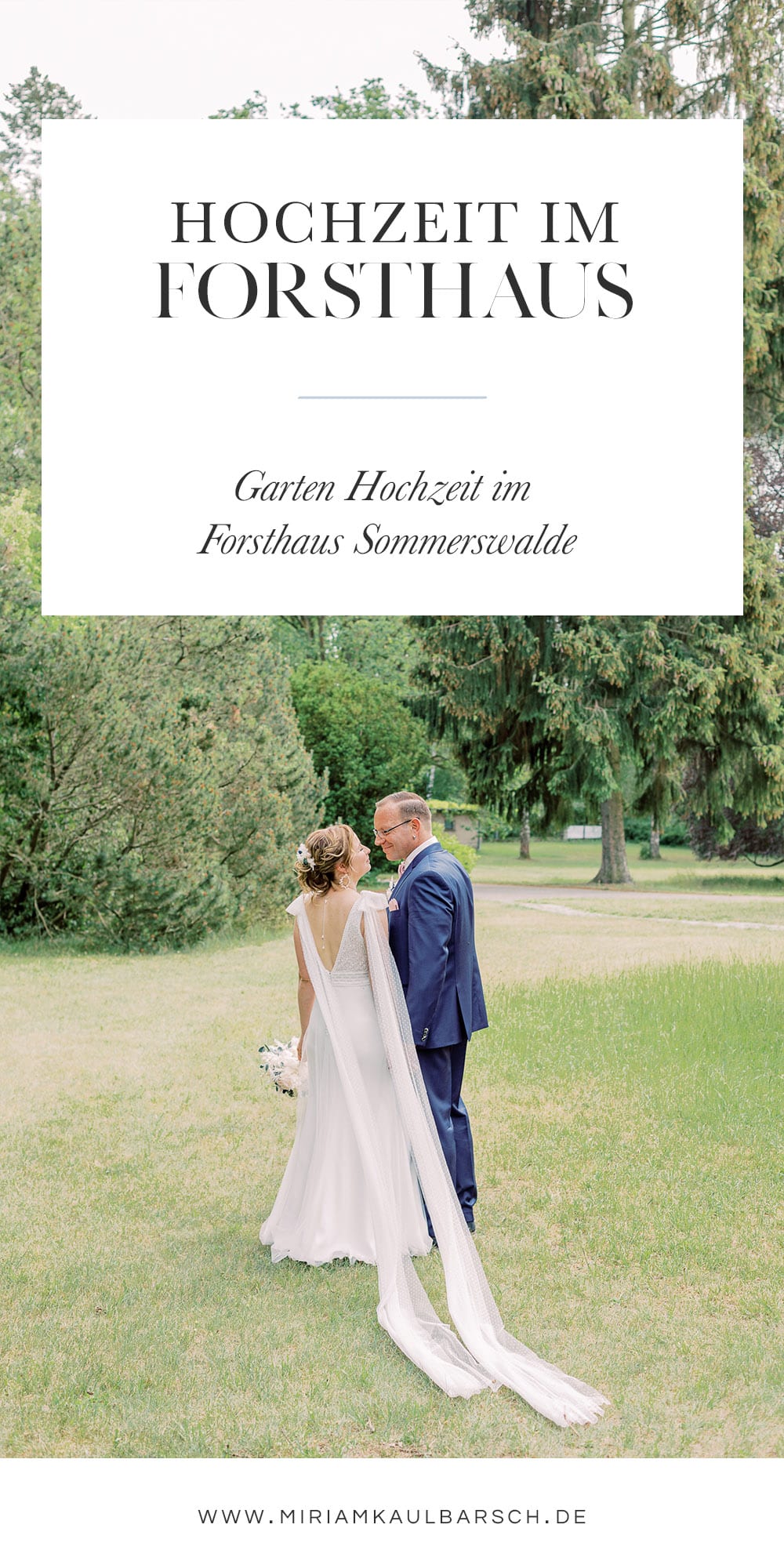 Garten Hochzeit im Forsthaus Sommerswalde