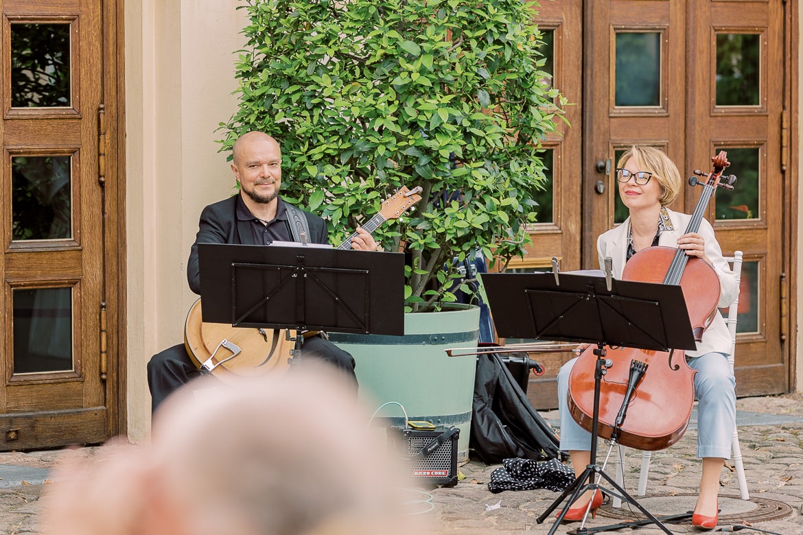 Live Musik zur freien Trauung im Schloss Glienicke