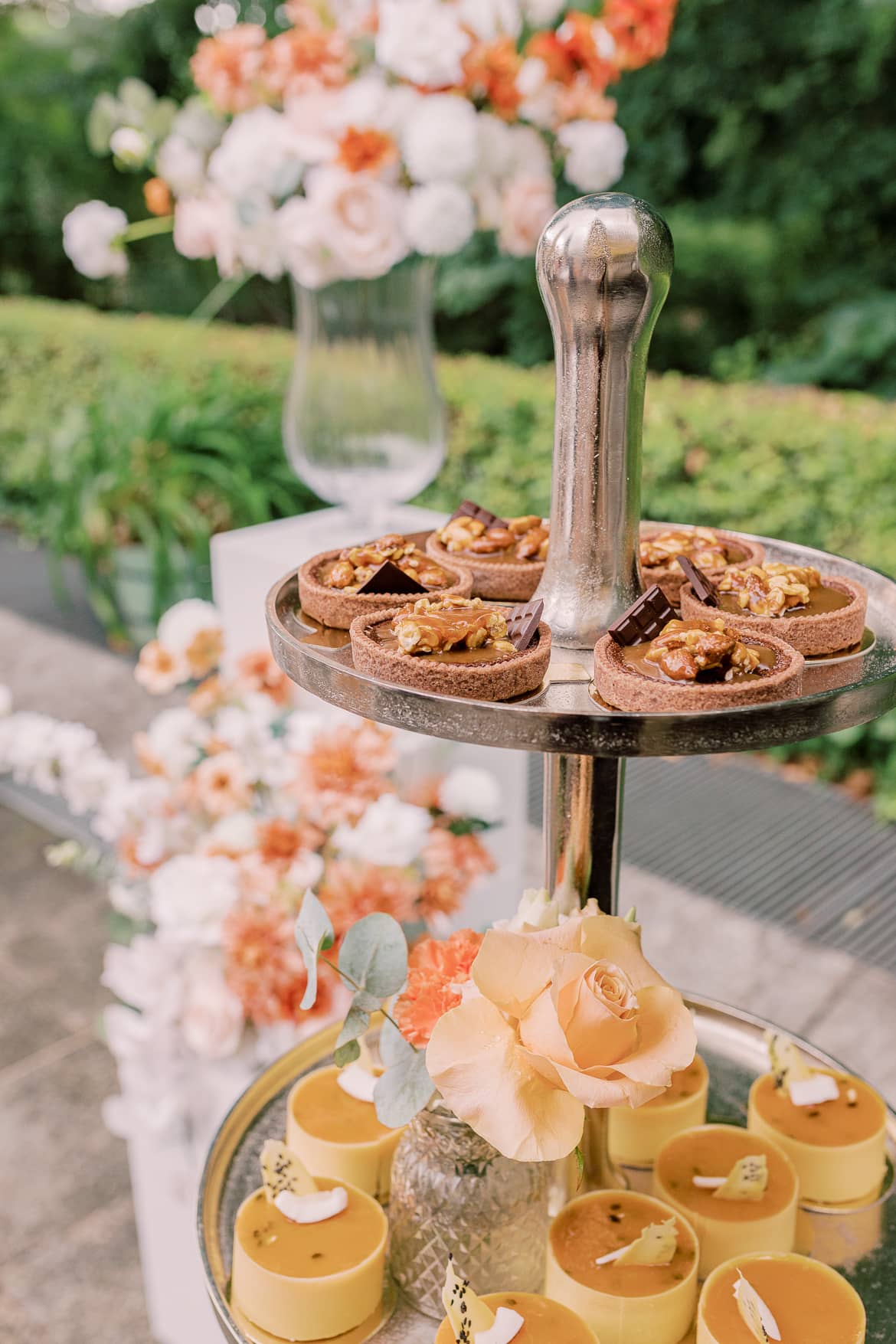 Törtchen zur Hochzeitstorte