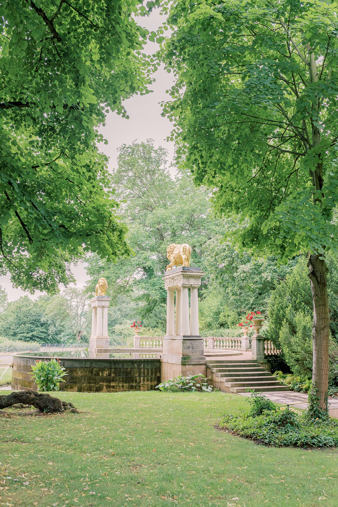 Löwenbrunnen beim Schloss Glienicke Berlin