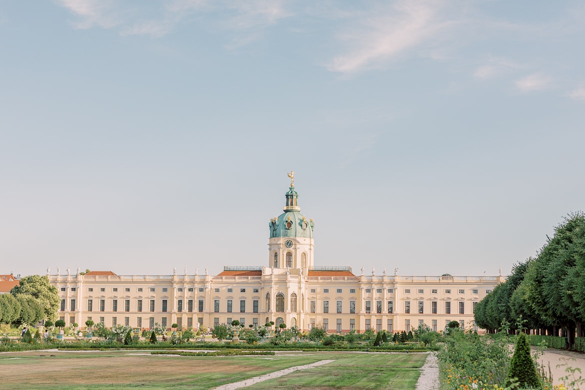 Schloss Charlottenburg in der Abendsonne