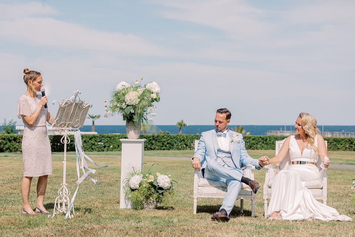 Trauung mit Blick auf das Meer im Grand Hotel Heiligendamm