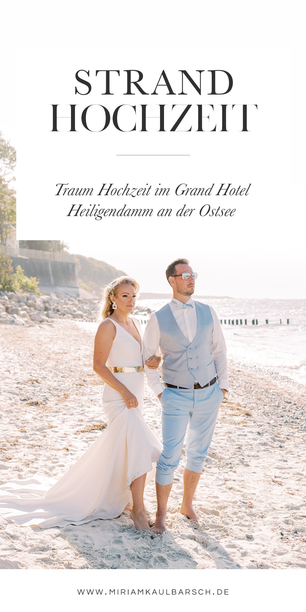 Strand Hochzeit im Grand Hotel Heiligendamm an der Ostsee