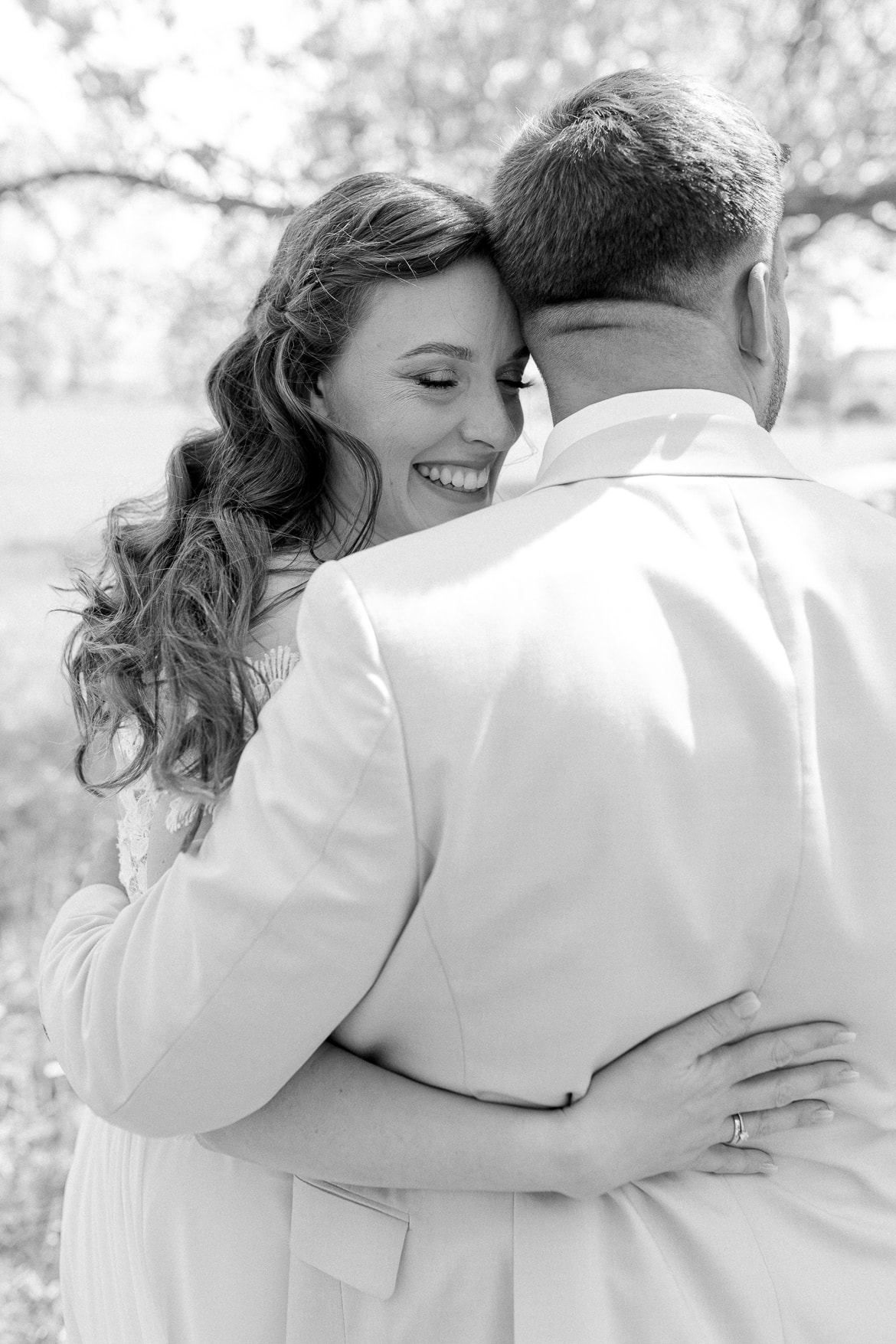 Hochzeitspaar im Botanischen Garten Berlin