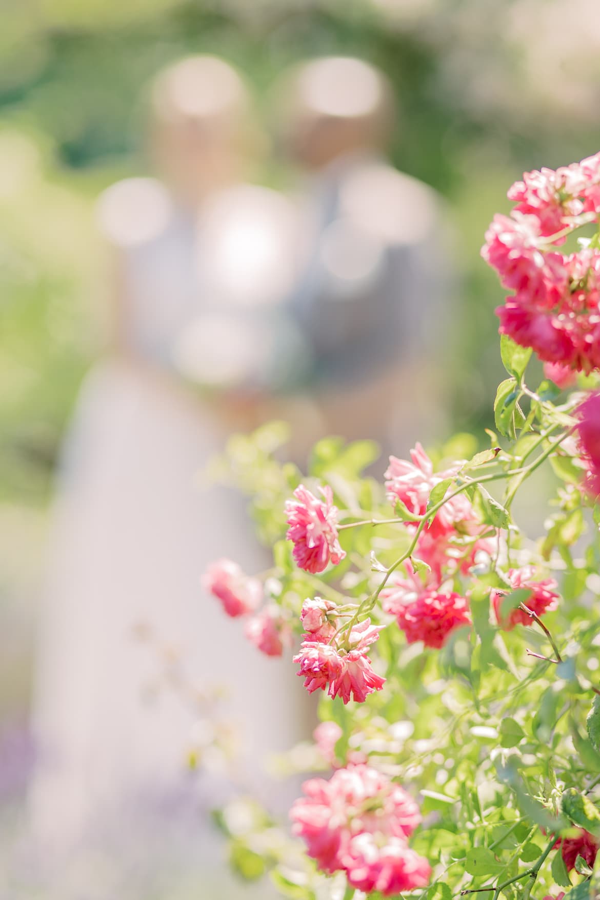 Hochzeitspaar im Botanischen Garten Berlin