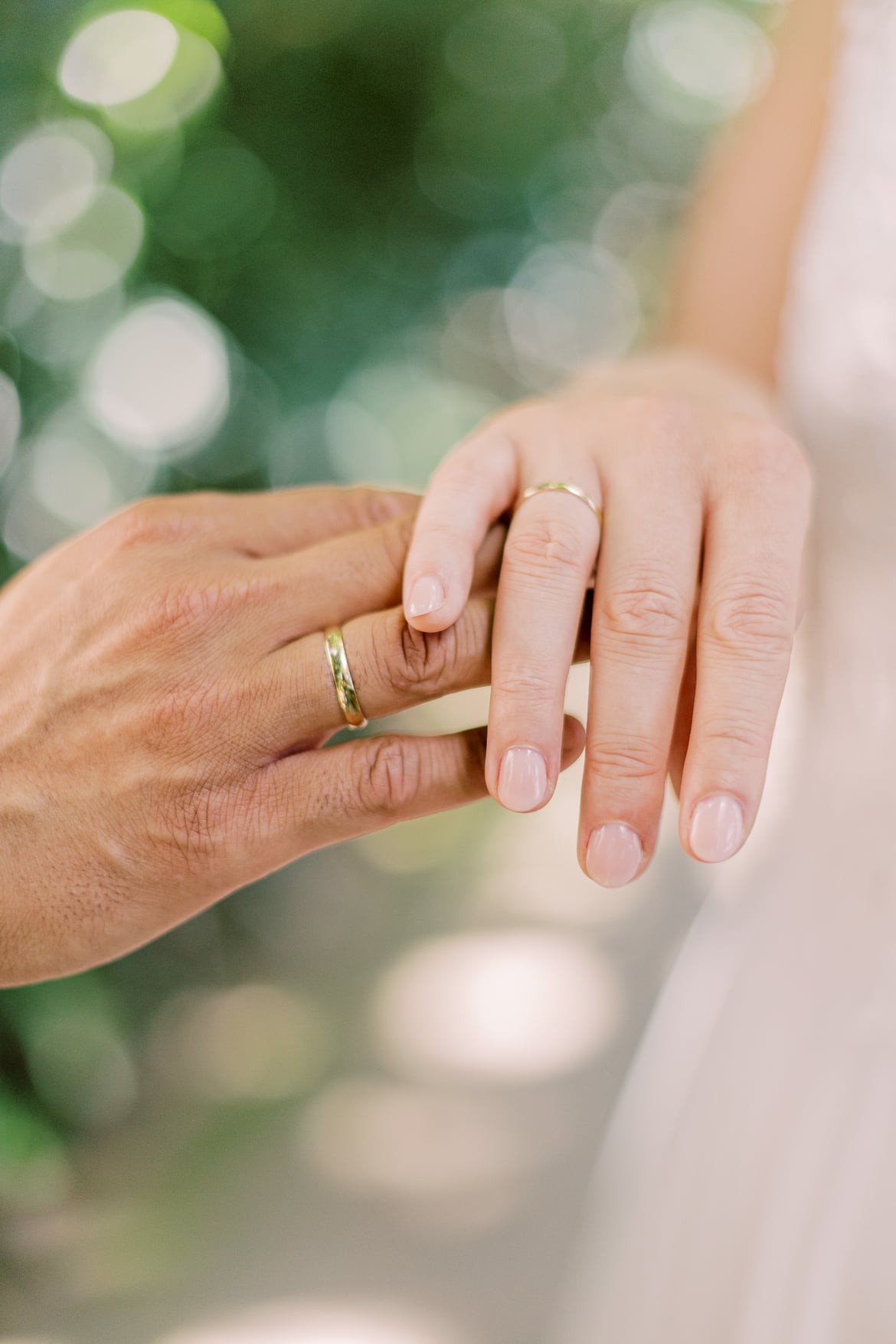 Hochzeitspaar im Botanischen Garten Berlin