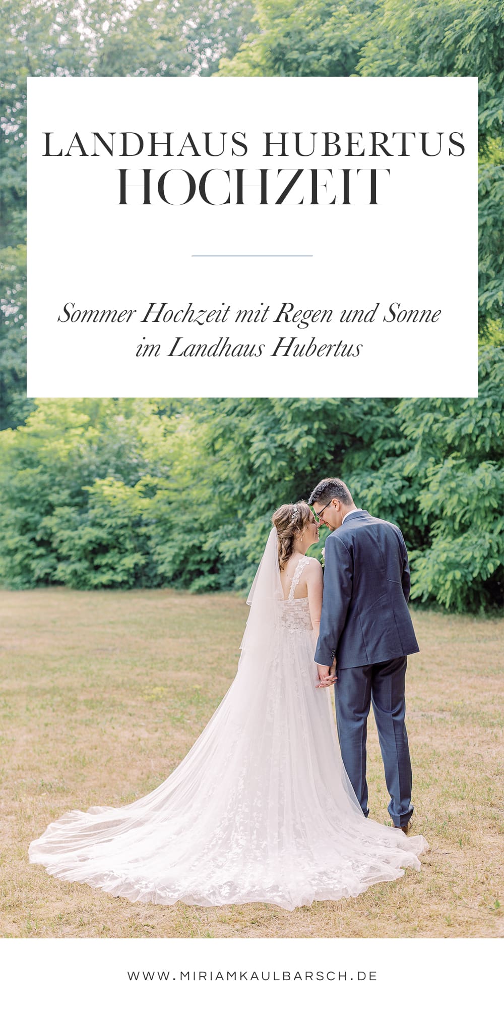 Sonne und Regen Hochzeit im Landhaus Hubertus