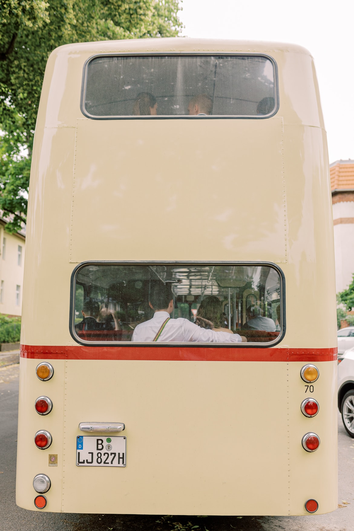 Oldtimer Bus für Gäste zur Hochzeit