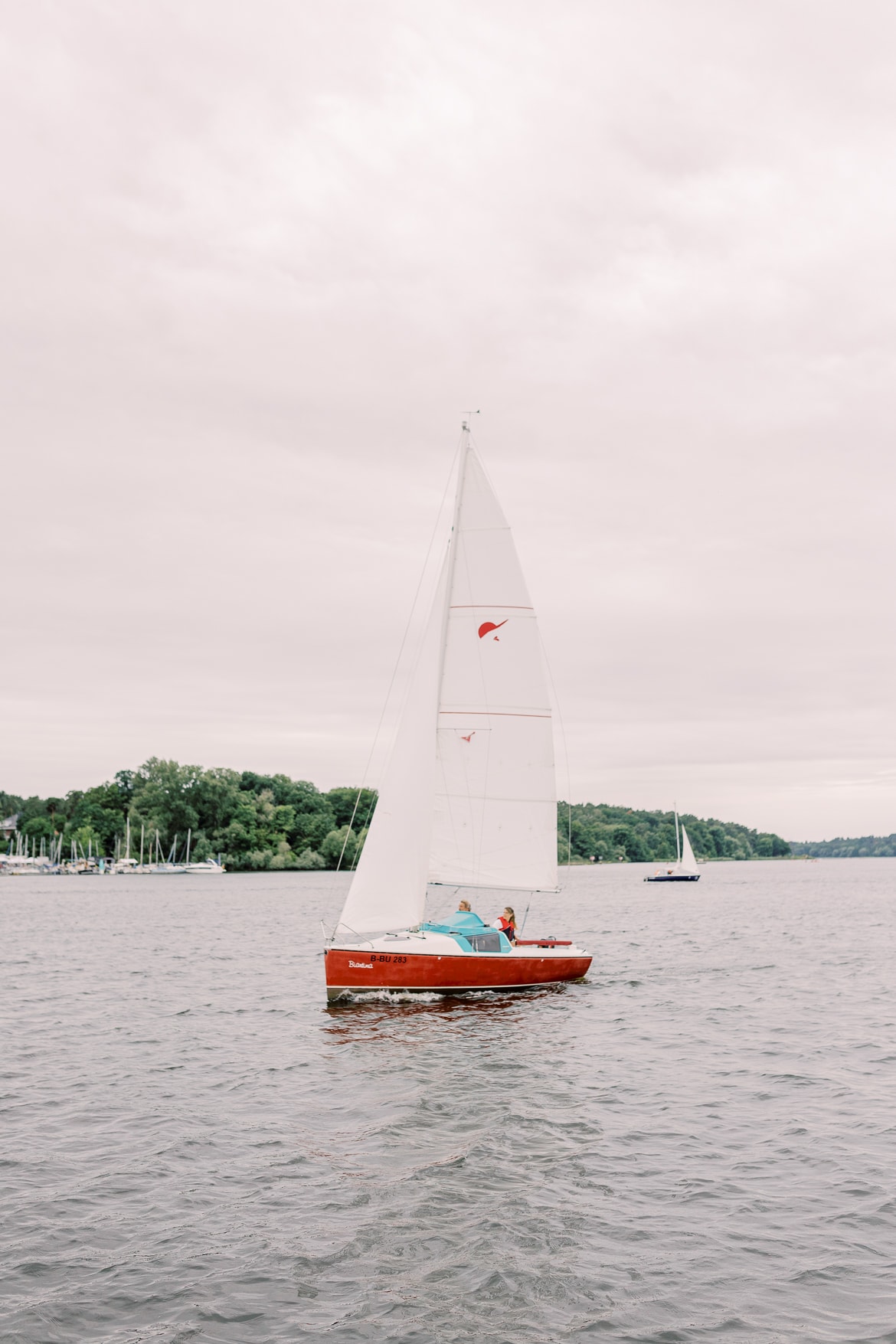 Segelboot auf dem Wannsee