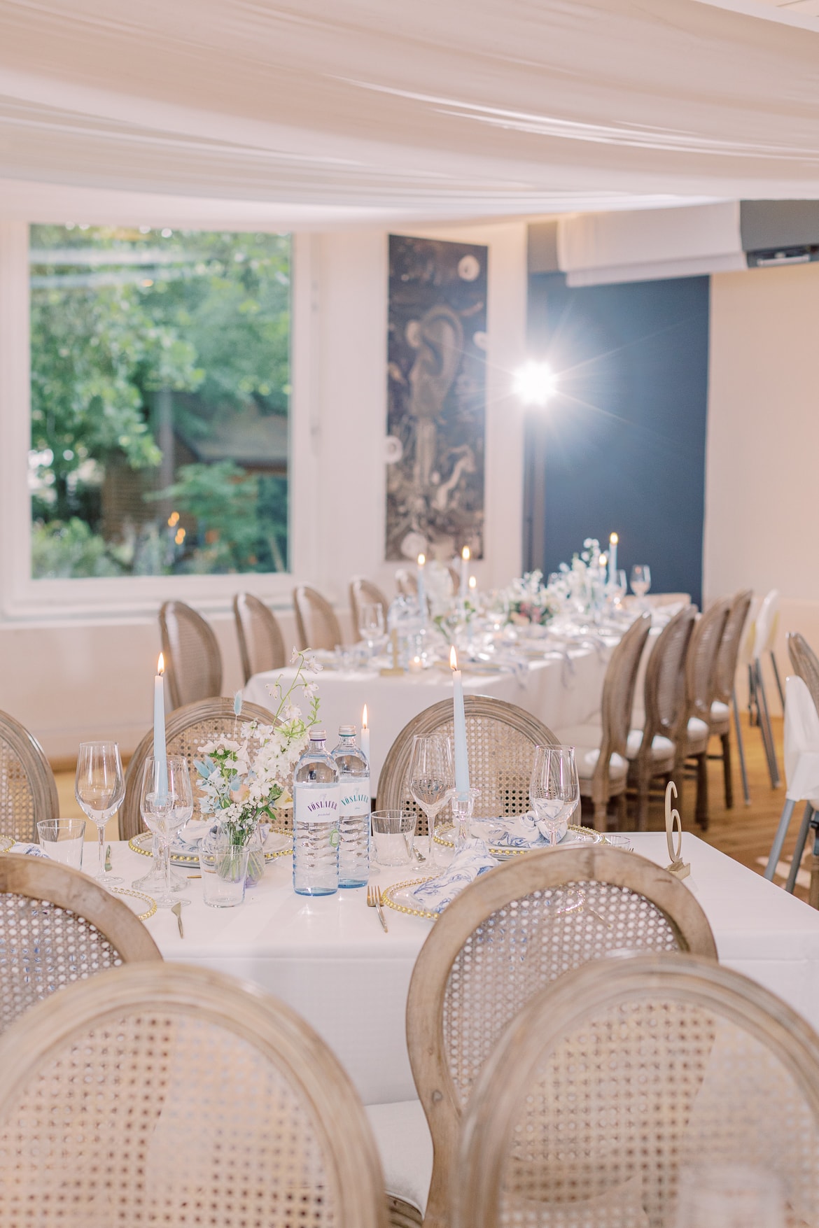 Geschmückter Festsaal im Restaurant Lindwerder