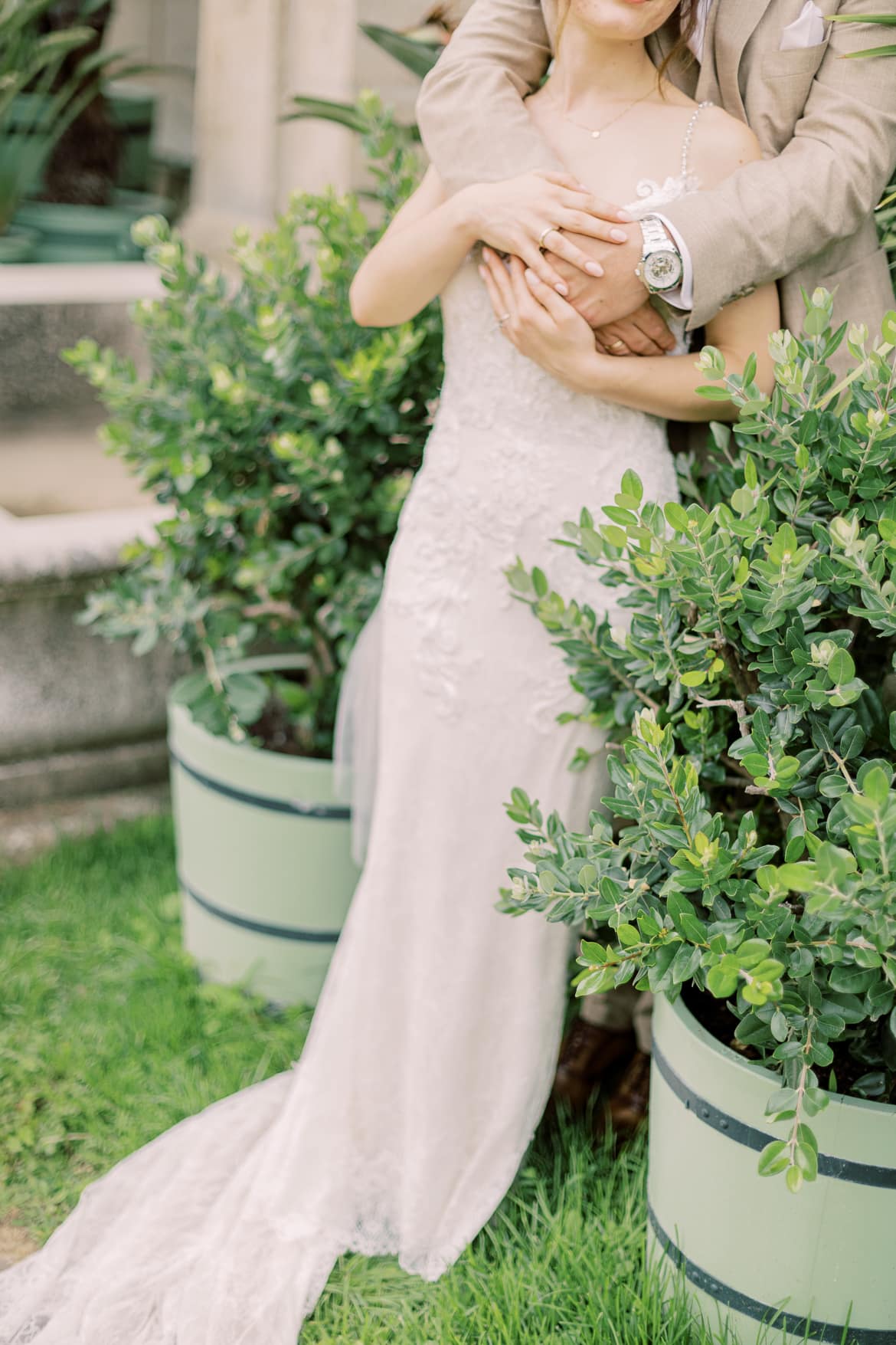 Hochzeitspaar Portraits im Sizilianischen Garten Potsdam