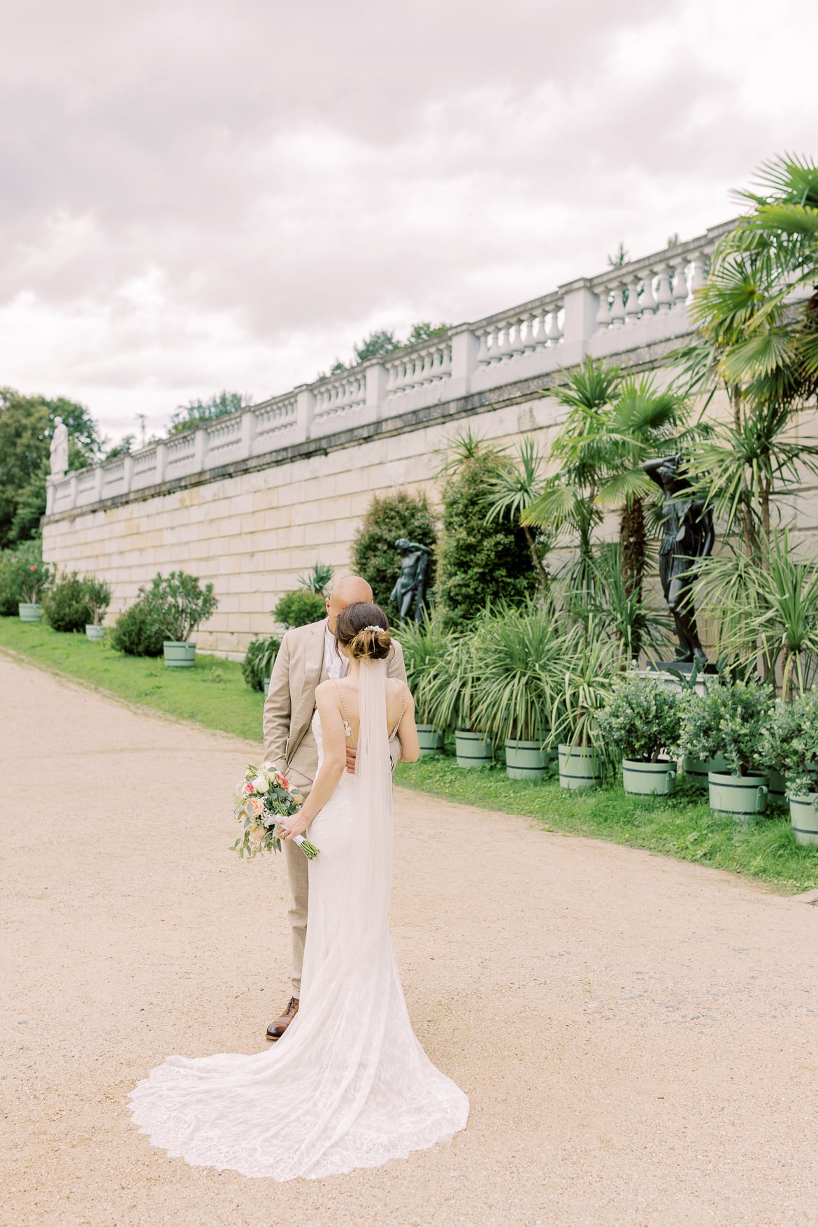 Hochzeitspaar Portraits im Sizilianischen Garten Potsdam