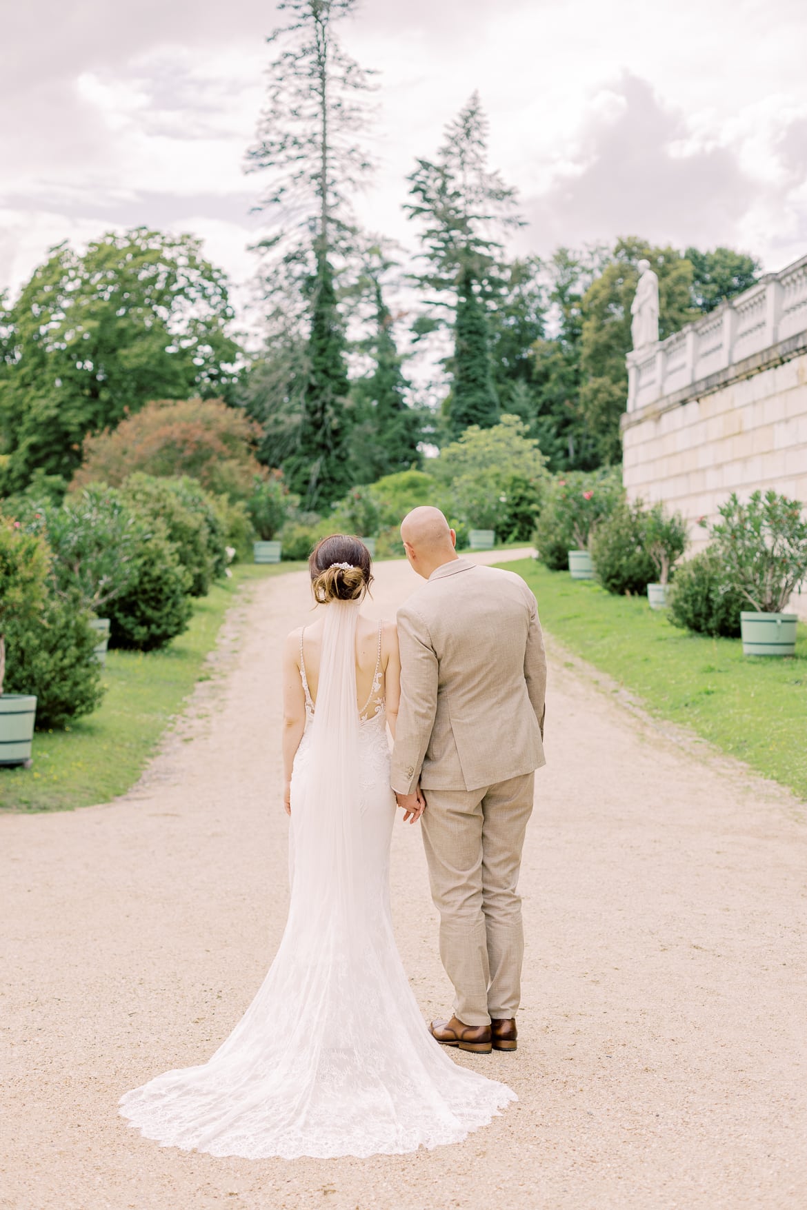 Hochzeitspaar Portraits im Sizilianischen Garten Potsdam