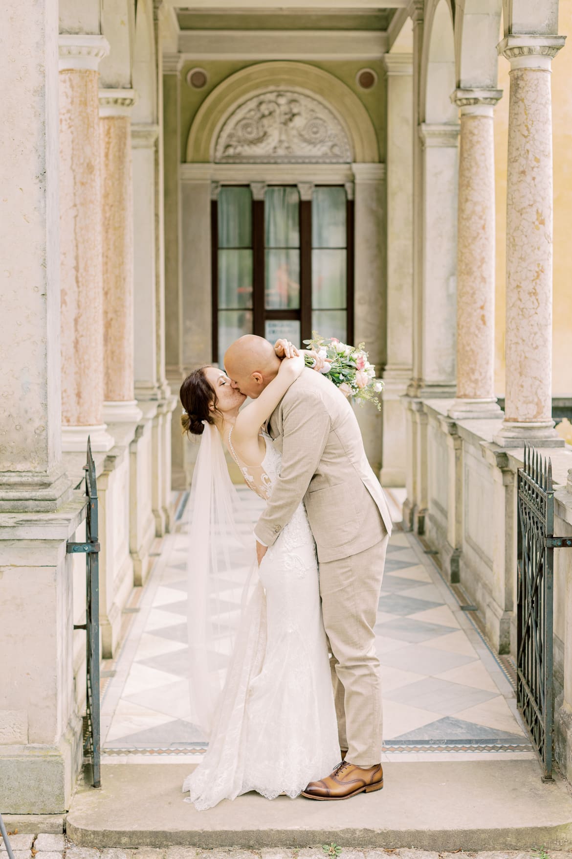 Hochzeitspaar Portraits im Sizilianischen Garten Potsdam