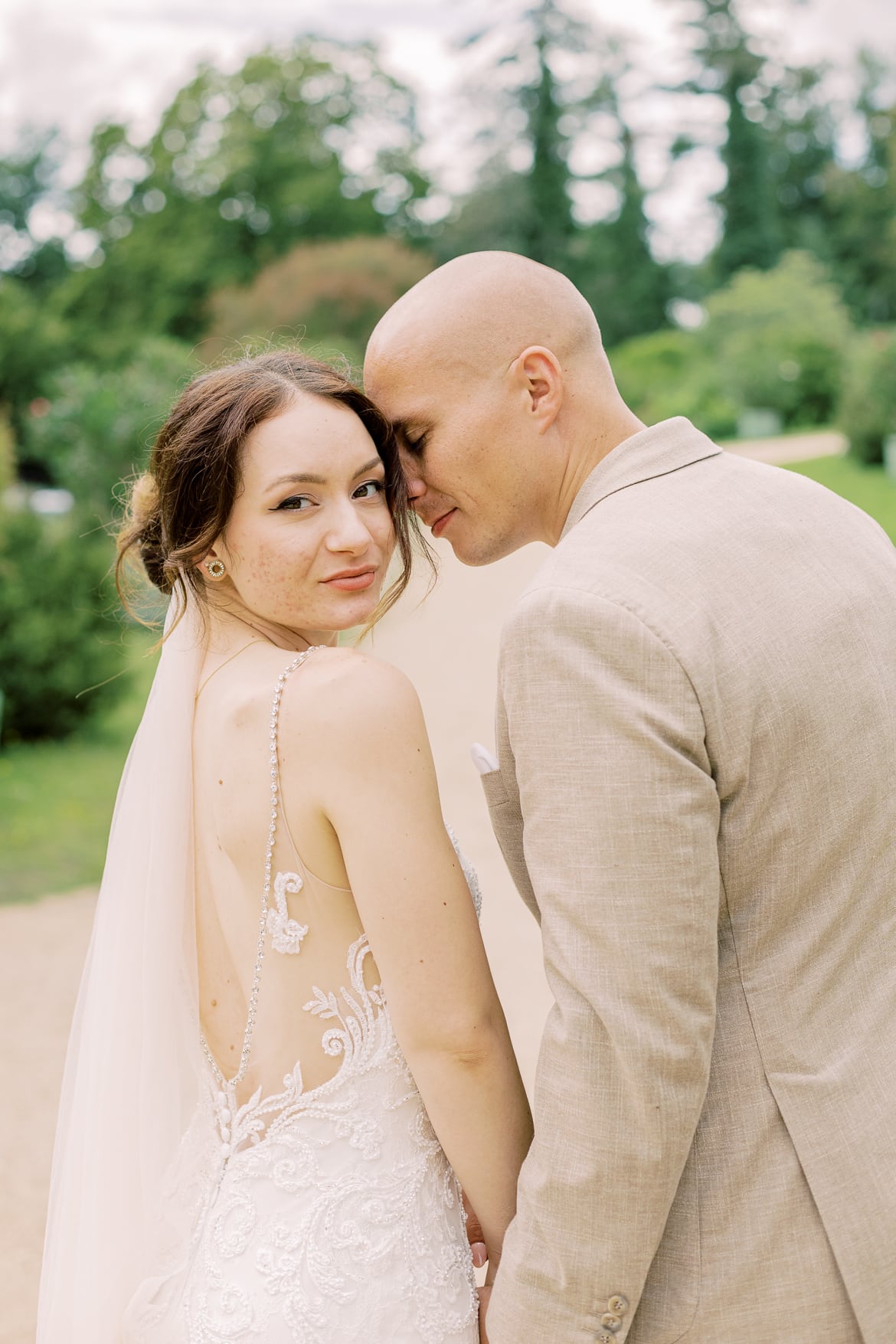 Hochzeitspaar Portraits im Sizilianischen Garten Potsdam