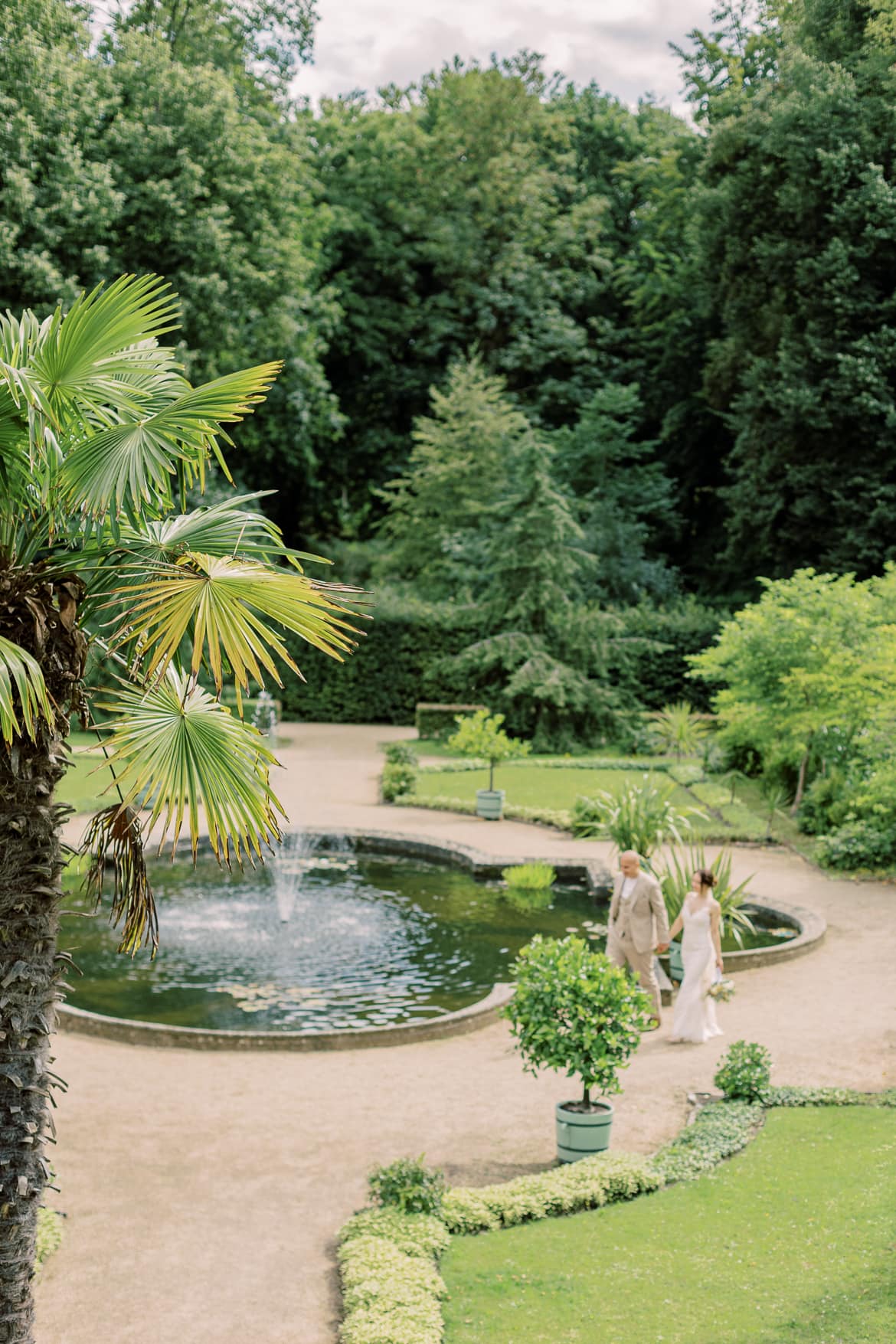 Hochzeitspaar Portraits im Sizilianischen Garten Potsdam