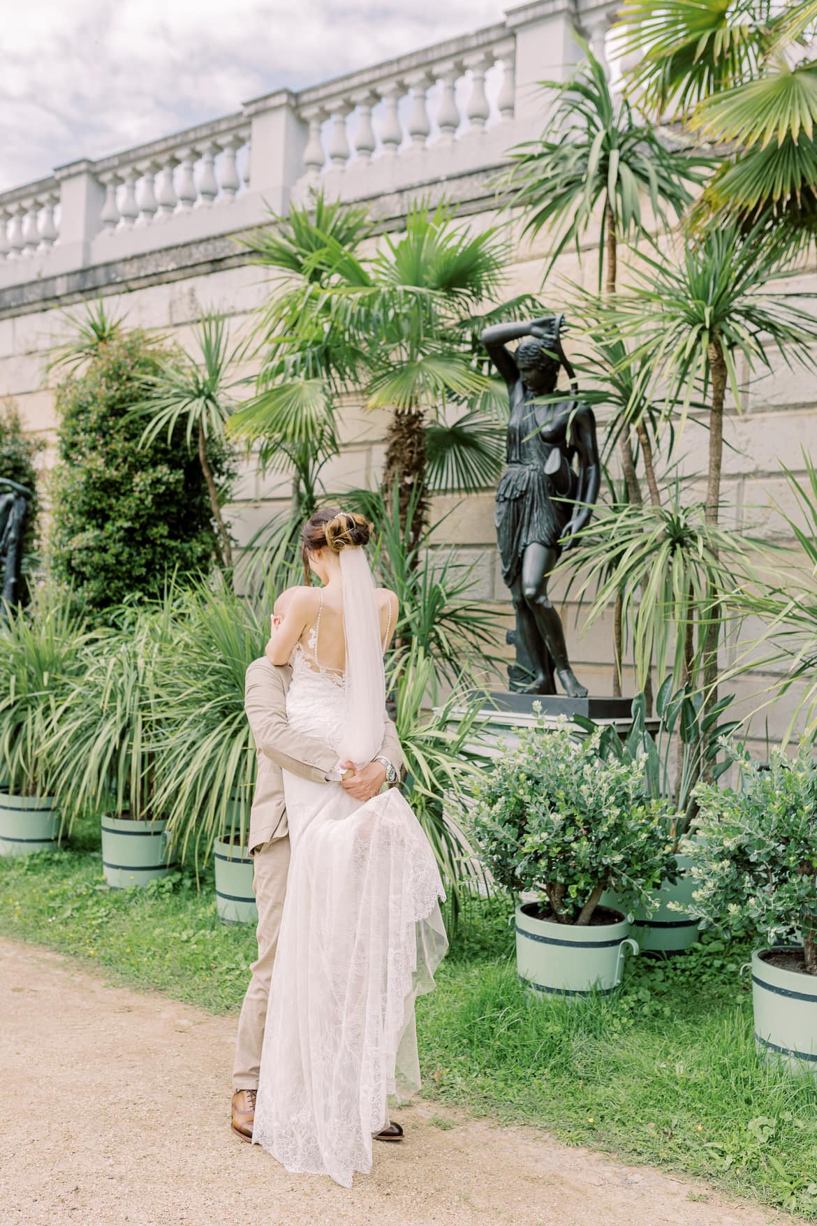 Hochzeitspaar Portraits im Sizilianischen Garten Potsdam