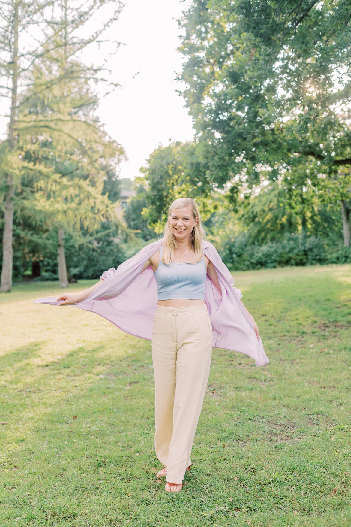 Sommerliche Pastell Portraits im Stadtpark Steglitz